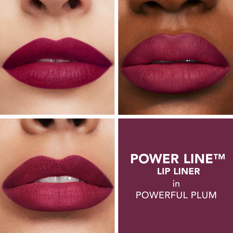 BUXOM Power Line™ Plumping Lip Liner Powerful Plum - Image 3